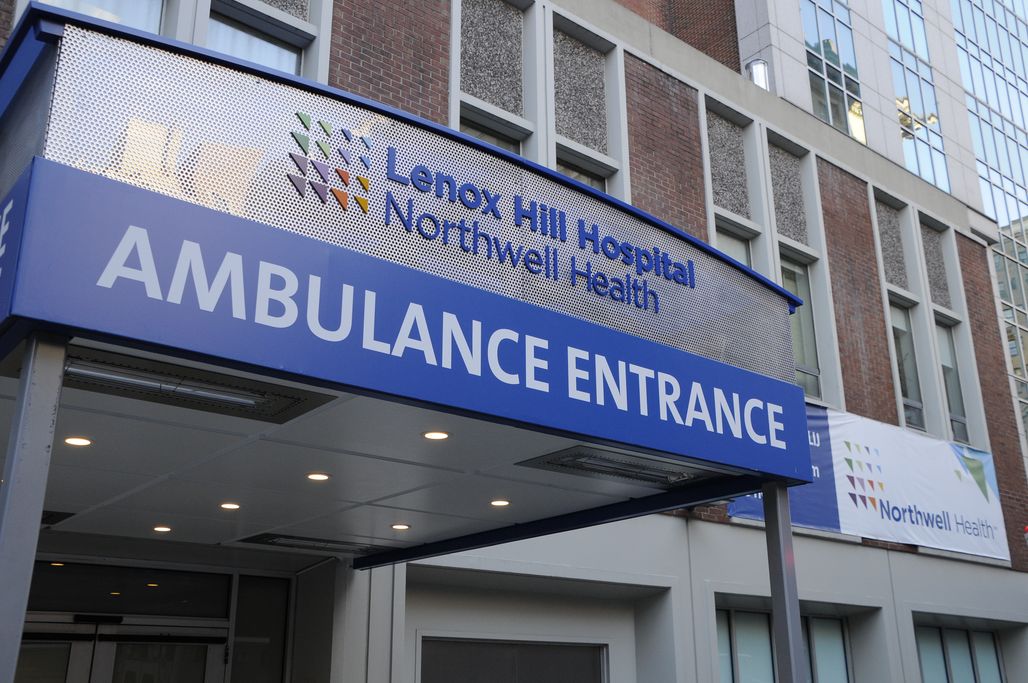 Outside Lenox Hill Hospital